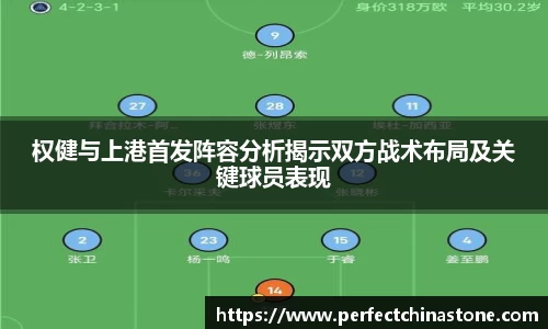 权健与上港首发阵容分析揭示双方战术布局及关键球员表现